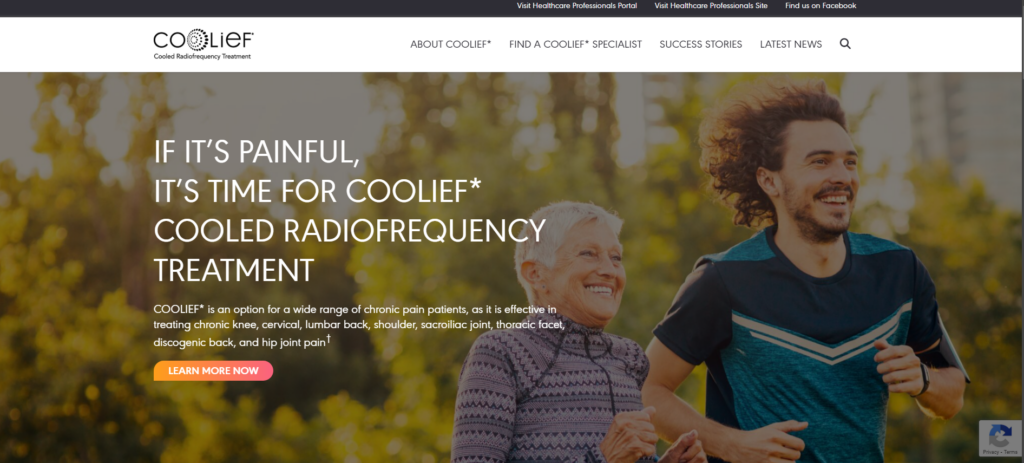 COOLIEF* website screenshot